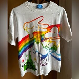 2/$25 - Tokyo Disney Japan Pride Month Happy as a Rainbow Goofy tee